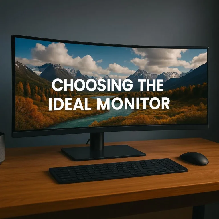 Choosing the Ideal Monitor: No-Fluff 2026 Guide